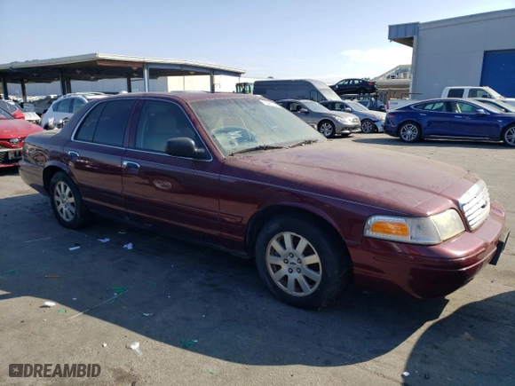 2006 Ford Crown Victoria LX with VIN 2FAFP74W76X129351, listed as a Copart auction lot 65493704 with 0 mi miles and Clean Title. Bid and sale history available at carsss.com. Image 4.