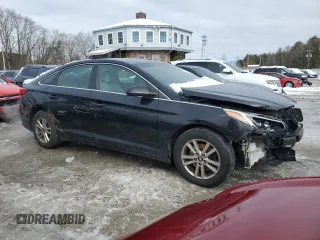 2017 Hyundai Sonata 2.4L with VIN 5NPE24AF8HH444297, listed as a Copart auction lot 46167795 with 183,880 mi miles and Salvage Title. Bid and sale history available at carsss.com. Image 4.