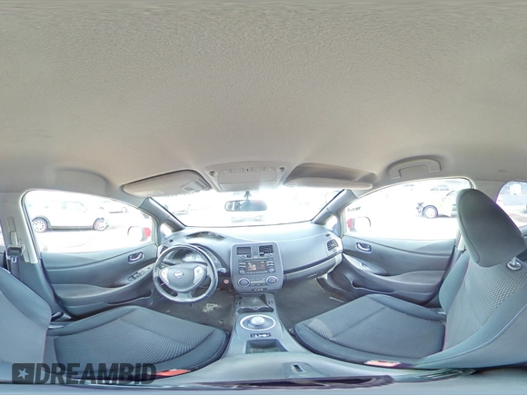 2013 Nissan LEAF SV with VIN 1N4AZ0CP6DC425817, listed as a Copart auction lot 44527595 with 102,899 mi miles and Salvage Title. Bid and sale history available at carsss.com. Image 15.