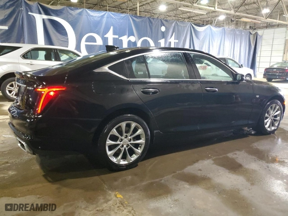 2023 Cadillac CT5 Premium Luxury with VIN 1G6DS5RK1P0129388, listed as a Copart auction lot 50503375 with 31,369 mi miles and Non Repairable. Bid and sale history available at carsss.com. Image 3.