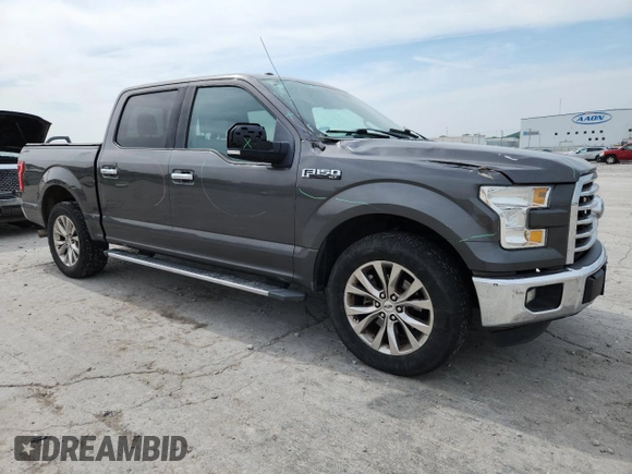 2015 Ford F-150 XL with VIN 1FTEW1CF7FKE55998, listed as a Copart auction lot 60543075 with 95,808 mi miles and Salvage title. Bid and sale history available at DreamBid. Image 4.