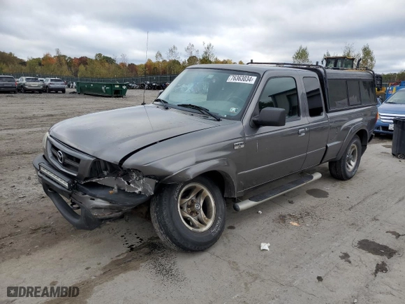 2006 Mazda B-Series 4WD Truck with VIN 4F4ZR47EX6PM03285, listed as a Copart auction lot 76363034 with NaN miles and Salvage Title. Bid and sale history available at carsss.com. Image 1.