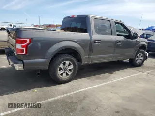 2018 Ford F-150 XL with VIN 1FTEW1CB1JKD84898, listed as a Copart auction lot 47862585 with 160,891 mi miles and Salvage Title. Bid and sale history available at carsss.com. Image 3.