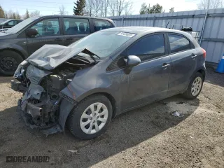 2013 Kia Rio LX with VIN KNADM5A36D6803861, listed as a Copart auction lot 50409865 with 181,780 mi miles and Salvage Title. Bid and sale history available at carsss.com. Image 1.