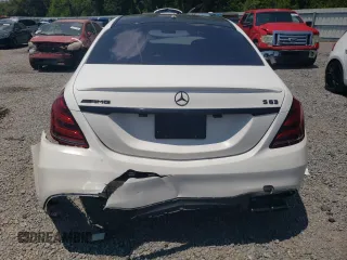 2018 Mercedes-Benz S 63 AMG with VIN WDDUG8JB6JA343764, listed as a Copart auction lot 53315764 with Not Provided miles and Salvage Title. Bid and sale history available at DreamBid. Image 6.