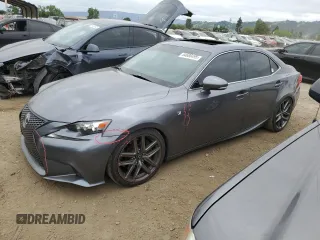 2015 Lexus IS 350 with VIN JTHBE1D22F5020630, listed as a Copart auction lot 54680495 with 152,571 mi miles and Salvage title. Bid and sale history available at DreamBid. Image 1.