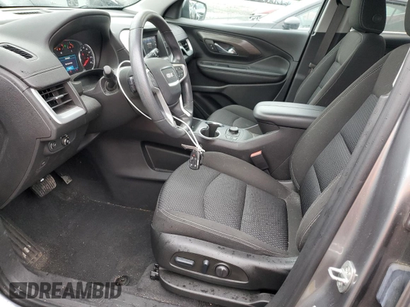 2023 GMC Terrain SLE with VIN 3GKALTEG6PL208923, listed as a Copart auction lot 60535645 with 18,225 mi miles and Salvage title. Bid and sale history available at DreamBid. Image 7.