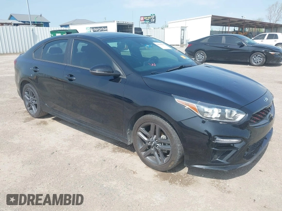 2021 Kia Forte GT-Line with VIN 3KPF34AD1ME337168, listed as a IAAI auction lot 41920207 with 62,830 mi miles and . Bid and sale history available at DreamBid. Image 1.