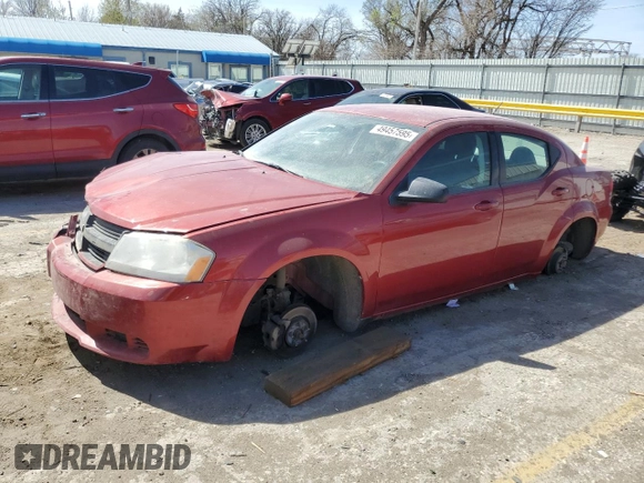 2010 Dodge Avenger SXT with VIN 1B3CC4FB6AN161351, listed as a Copart auction lot 49457595 with 88,562 mi miles and Salvage Title. Bid and sale history available at carsss.com. Image 1.