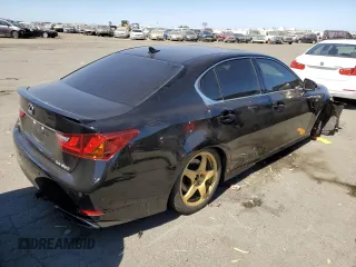 2013 Lexus GS 350 with VIN JTHBE1BL9D5023324, listed as a Copart auction lot 60797814 with 104,241 mi miles and Salvage Title. Bid and sale history available at carsss.com. Image 3.
