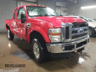 2008 Ford Super Duty F-250 SRW XL with VIN 1FTSX21508EE58243, listed as a Copart auction lot 51253655 with 122,538 mi miles and Salvage Title. Bid and sale history available at carsss.com. Image 4.
