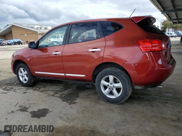 2012 Nissan Rogue S with VIN JN8AS5MT9CW292415, listed as a Copart auction lot 54551615 with 153,679 mi miles and Salvage Title. Bid and sale history available at carsss.com. Image 2.