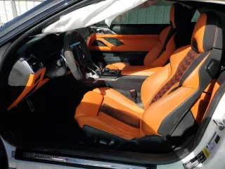 2022 BMW M4 Competition xDrive with VIN WBS43AZ0XNCK22593, listed as a Copart auction lot 48216625 with 19,447 mi miles and Salvage Title. Bid and sale history available at carsss.com. Image 7.