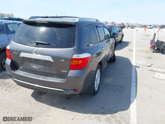 2008 Toyota Highlander Limited with VIN JTEES42A782105255, listed as a IAAI auction lot 41879970 with 255,222 mi miles. Bid and sale history available at carsss.com. Image 4.