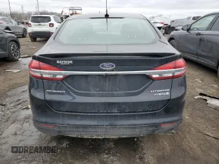 2018 Ford Fusion Hybrid Titanium with VIN 3FA6P0RU4JR206232, listed as a Copart auction lot 43419565 with 92,565 mi miles and Salvage Title. Bid and sale history available at carsss.com. Image 6.