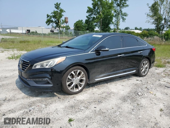 2015 Hyundai Sonata Sport z VIN 5NPE34AB3FH247769, wystawiony jako Copart lot #58968325 z przebiegiem 140 720 mil mil oraz Czysty tytuł • Clean title. Historia ofert i sprzedaży dostępna na DreamBid. Obrazek 1.