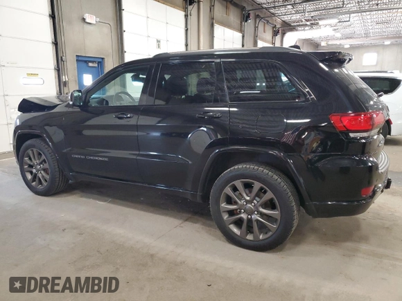 2017 Jeep Grand Cherokee Limited with VIN 1C4RJFBG4HC694526, listed as a Copart auction lot 59476525 with 99,607 mi miles and Salvage title. Bid and sale history available at DreamBid. Image 2.