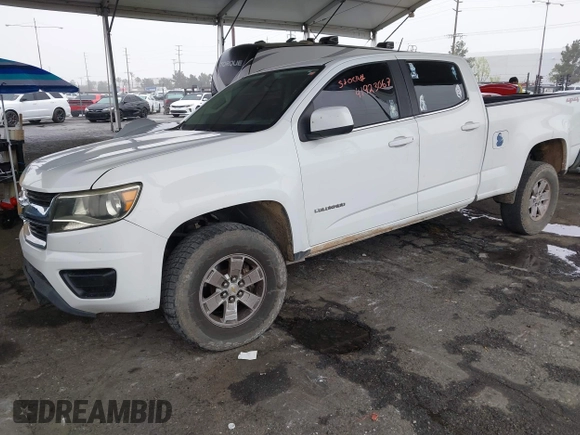 2019 Chevrolet Colorado 4WD Work Truck with VIN 1GCGTBEN8K1347983, listed as a IAAI auction lot 41923067 with 111,827 mi miles and . Bid and sale history available at DreamBid. Image 18.