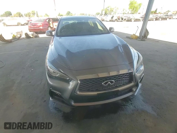 2020 Infiniti Q50 Luxe z VIN JN1EV7AP9LM203562, wystawiony jako Copart lot #57536415 z przebiegiem 48 790 mil mil oraz Szkoda całkowita • Salvage title. Historia ofert i sprzedaży dostępna na DreamBid. Obrazek 13.