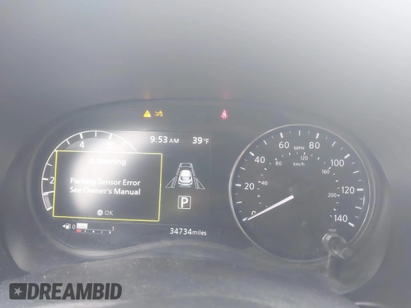 2023 Nissan Kicks SR with VIN 3N1CP5DV0PL479144, listed as a IAAI auction lot 41719775 with 34,734 mi miles and . Bid and sale history available at DreamBid. Image 7.