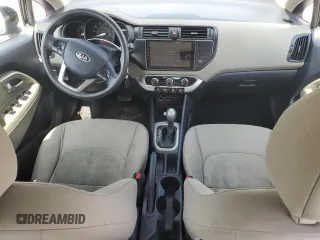 2014 Kia Rio LX with VIN KNADM4A37E6347641, listed as a Copart auction lot 55149355 with 147,810 mi miles and Clean Title. Bid and sale history available at DreamBid. Image 8.