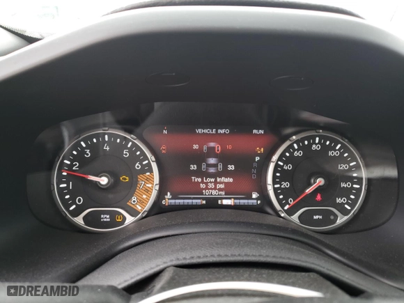 2023 Jeep Renegade Altitude with VIN ZACNJDE18PPP33085, listed as a Copart auction lot 46884045 with 10,780 mi miles and Salvage Title. Bid and sale history available at carsss.com. Image 9.