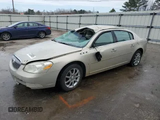 2007 Buick Lucerne V6 CXL with VIN 1G4HD57257U221653, listed as a Copart auction lot 47538085 with 120,079 mi miles and Non Repairable. Bid and sale history available at carsss.com. Image 1.