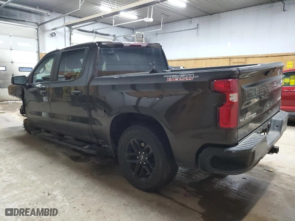 2019 Chevrolet Silverado 1500 Custom Trail Boss with VIN 3GCPYCEF8KG127244, listed as a Copart auction lot 89239155 with 129,542 mi miles and Clean Title. Bid and sale history available at carsss.com. Image 2.
