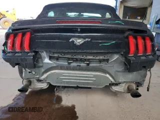 2018 Ford Mustang EcoBoost Premium with VIN 1FATP8UH9J5129484, listed as a Copart auction lot 71384364 with 100,685 mi miles and Salvage title. Bid and sale history available at DreamBid. Image 6.
