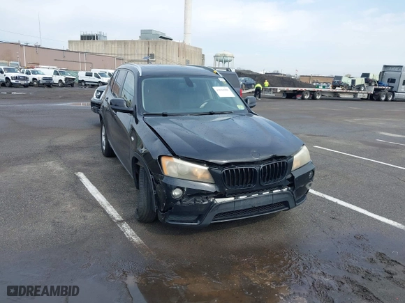2011 BMW X3 28i with VIN 5UXWX5C59BL714770, listed as a IAAI auction lot 42044088 with 202,247 mi miles. Bid and sale history available at carsss.com. Image 6.