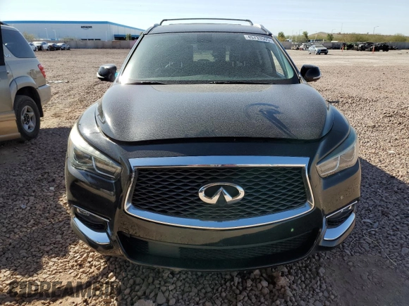 2017 Infiniti QX60 with VIN 5N1DL0MN6HC529148, listed as a Copart auction lot 45733505 with 105,000 mi miles and Salvage Title. Bid and sale history available at DreamBid. Image 5.