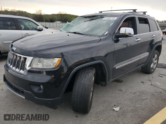 2012 Jeep Grand Cherokee Overland with VIN 1C4RJECT7CC311578, listed as a Copart auction lot 51905715 with 172,980 mi miles and Salvage Title. Bid and sale history available at carsss.com. Image 1.