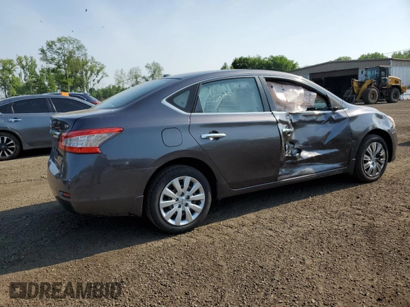 2014 Nissan Sentra SV with VIN 3N1AB7AP7EY321083, listed as a Copart auction lot 60710205 with 75,087 mi miles and Salvage title. Bid and sale history available at DreamBid. Image 3.