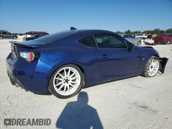 2017 Toyota 86 with VIN JF1ZNAA13H9702297, listed as a Copart auction lot 87482774 with 93,748 mi miles and Salvage Title. Bid and sale history available at carsss.com. Image 3.
