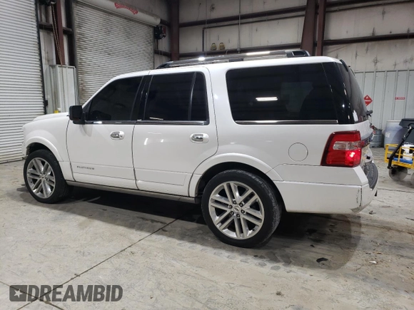 2016 Ford Expedition Platinum z VIN 1FMJU1MT2GEF54362, wystawiony jako Copart lot #42194005 z przebiegiem 140 798 mil mil oraz Szkoda całkowita • Salvage title. Historia ofert i sprzedaży dostępna na DreamBid. Obrazek 2.