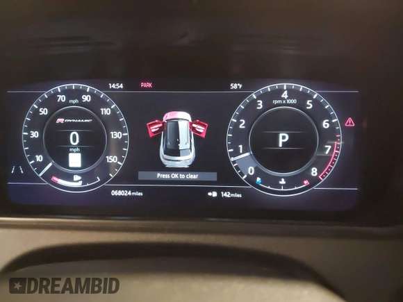 2020 Land Rover Range Rover Velar R-Dynamic S z VIN SALYK2EX1LA247839, wystawiony jako IAAI lot #42309878 z przebiegiem 68 024 mil mil oraz . Historia ofert i sprzedaży dostępna na DreamBid. Obrazek 7.