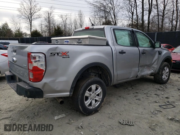 2020 Ford Ranger XL with VIN 1FTER4FH7LLA21429, listed as a Copart auction lot 47698085 with 89,639 mi miles and Salvage Title. Bid and sale history available at carsss.com. Image 3.