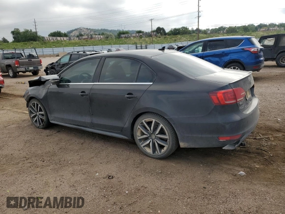 2014 Volkswagen Jetta GLI Edition 30 with VIN 3VW4S7AJ6EM211054, listed as a Copart auction lot 62810235 with 151,382 mi miles and Salvage title. Bid and sale history available at DreamBid. Image 2.