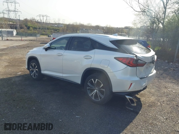 2017 Lexus RX with VIN JTJBZMCA3H2020914, listed as a IAAI auction lot 41940635 with 88,529 mi miles. Bid and sale history available at carsss.com. Image 3.