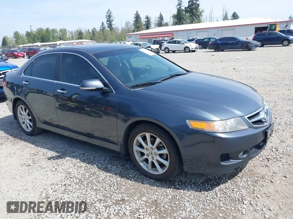 2006 Acura TSX with VIN JH4CL96846C005729, listed as a IAAI auction lot 42108665 with 163,190 mi miles. Bid and sale history available at carsss.com. Image 1.