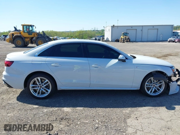 2021 Audi A4 S line Premium with VIN WAUDAAF46MN007457, listed as a IAAI auction lot 42143849 with 43,828 mi miles and . Bid and sale history available at DreamBid. Image 12.