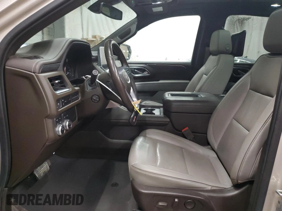 2021 GMC Yukon XL SLT with VIN 1GKS2GKDXMR464592, listed as a Copart auction lot 43349855 with 36,490 mi miles and Salvage Title. Bid and sale history available at carsss.com. Image 7.