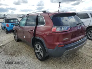 2019 Jeep Cherokee Limited with VIN 1C4PJLDN5KD325726, listed as a Copart auction lot 77030804 with Not Provided miles and Non Repairable. Bid and sale history available at DreamBid. Image 2.