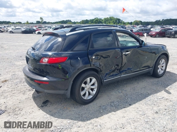 2005 Infiniti FX z VIN JNRAS08WX5X213835, wystawiony jako IAAI lot #42388976 z przebiegiem 315 908 mil mil oraz . Historia ofert i sprzedaży dostępna na DreamBid. Obrazek 4.