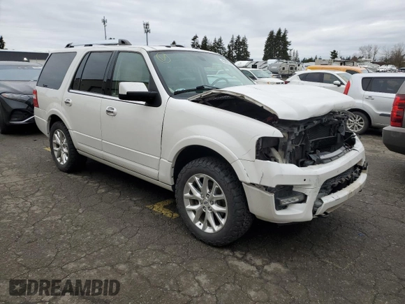 2015 Ford Expedition Limited with VIN 1FMJU2AT4FEF42061, listed as a Copart auction lot 45401745 with 216,724 mi miles and Salvage title. Bid and sale history available at DreamBid. Image 4.