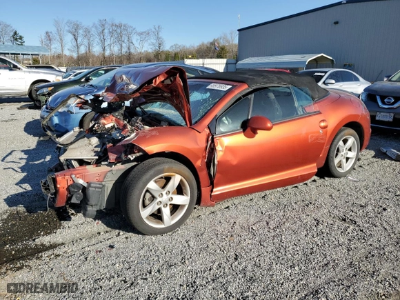 2009 Mitsubishi Eclipse GS with VIN 4A3AL25F69E009559, listed as a Copart auction lot 49976935 with 0 mi miles and Salvage Title. Bid and sale history available at carsss.com. Image 1.