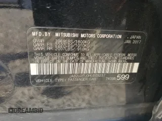 2017 Mitsubishi Lancer ES with VIN JA32U2FU0HU009237, listed as a Copart auction lot 73385144 with 99,490 mi miles and Salvage Title. Bid and sale history available at carsss.com. Image 12.