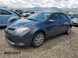 2016 Toyota Corolla L with VIN 2T1BURHE6GC516090, listed as a Copart auction lot 57585245 with 105,294 mi miles and Salvage title. Bid and sale history available at DreamBid. Image 1.