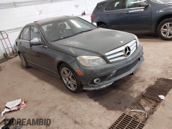 2009 Mercedes-Benz C-Class 3.5L Sport with VIN WDDGF56X59F212066, listed as a IAAI auction lot 41279151 with Not Provided miles. Bid and sale history available at carsss.com. Image 1.