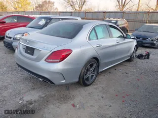 2015 Mercedes-Benz C-Class C 300 Luxury with VIN 55SWF4KB3FU032836, listed as a IAAI auction lot 41771292 with 80,288 mi miles. Bid and sale history available at carsss.com. Image 4.